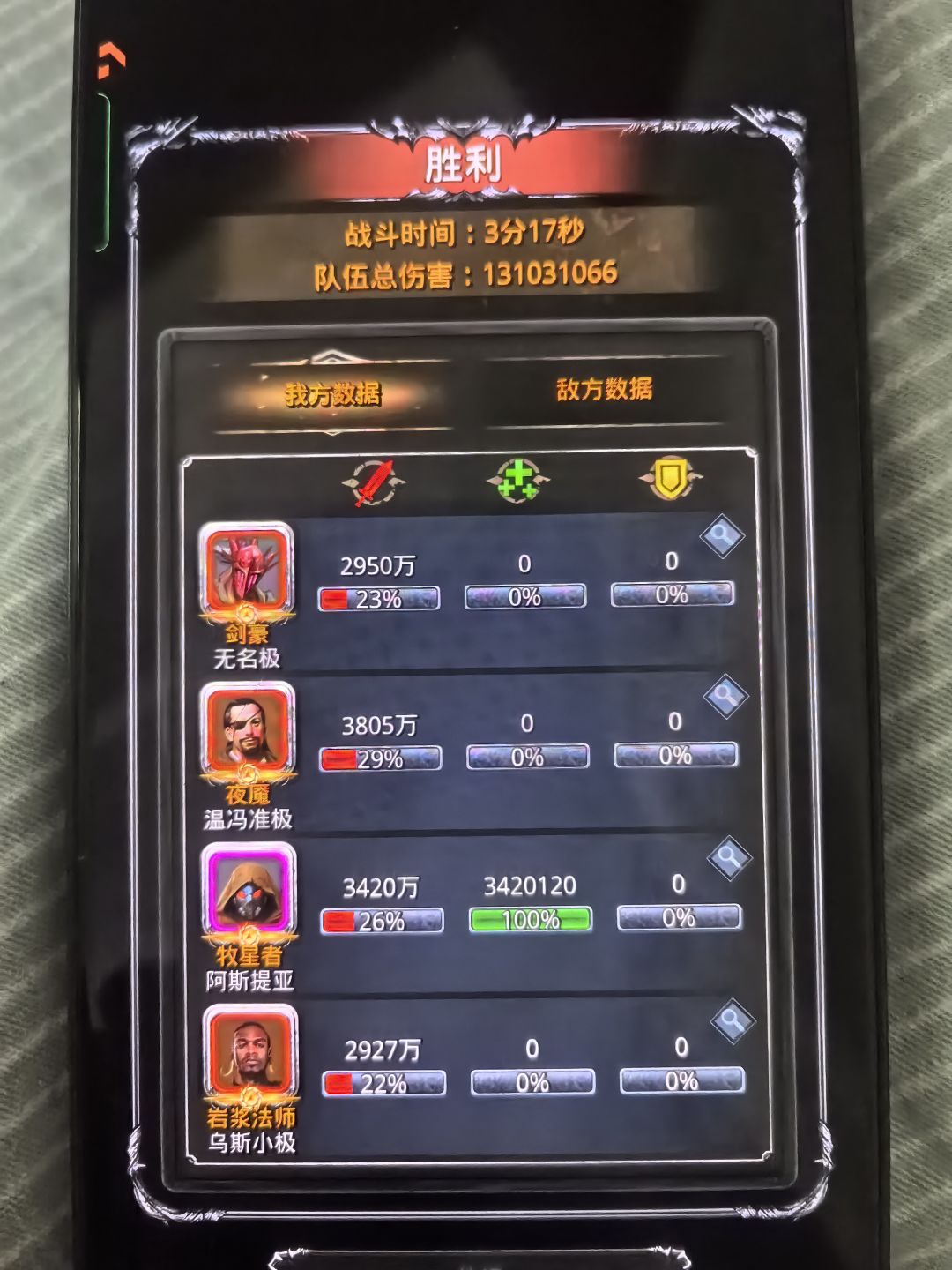 战测13100截图