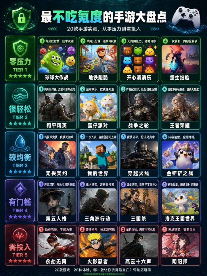 别被安利骗了!锐评最不吃氪度的手游大盘点截图