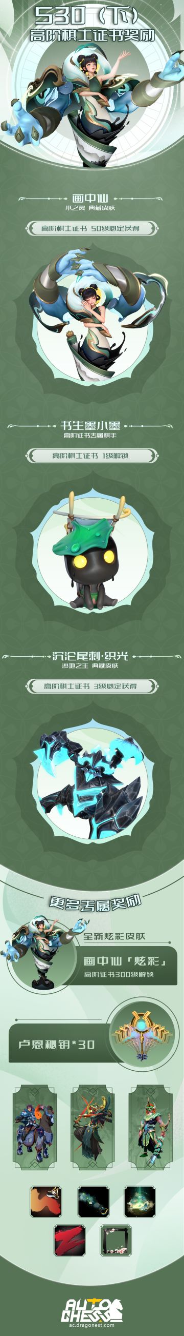 S30（下）高阶棋士证书奖励