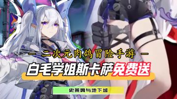 白毛学姐贴身照顾，入坑就送百抽福利！地下城版热血高校登场