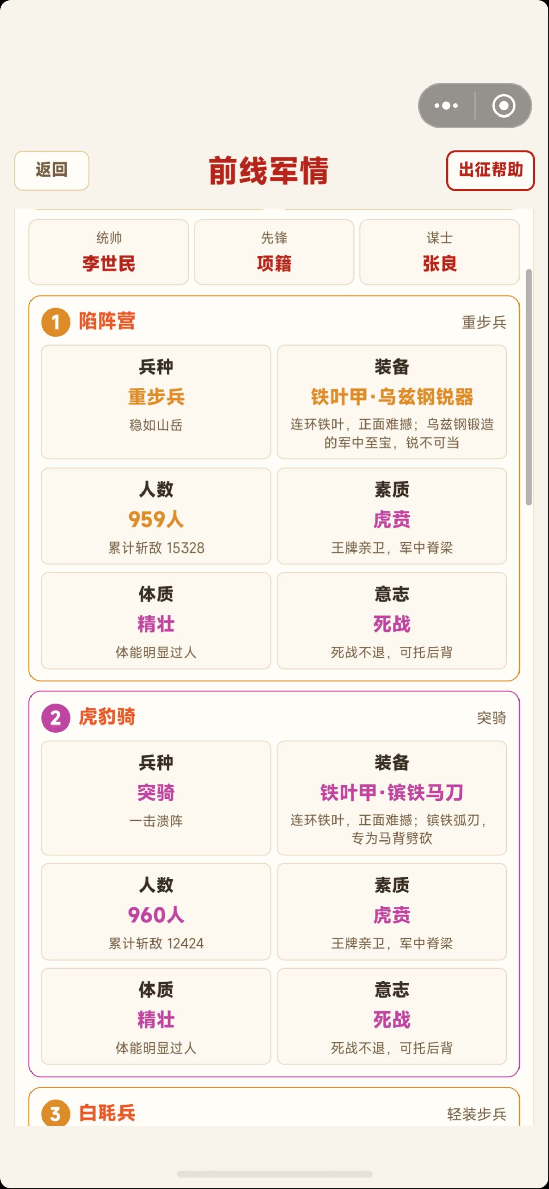 聚集三种兵种 看着真不错啊 2