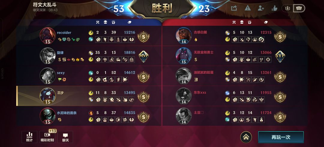 这种对局居然都能有 1