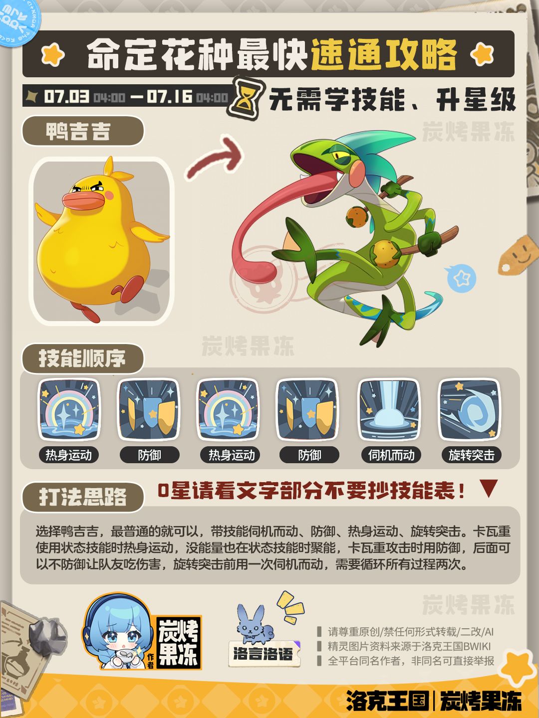7月3日命定花种无练度速通攻略（不重复）截图