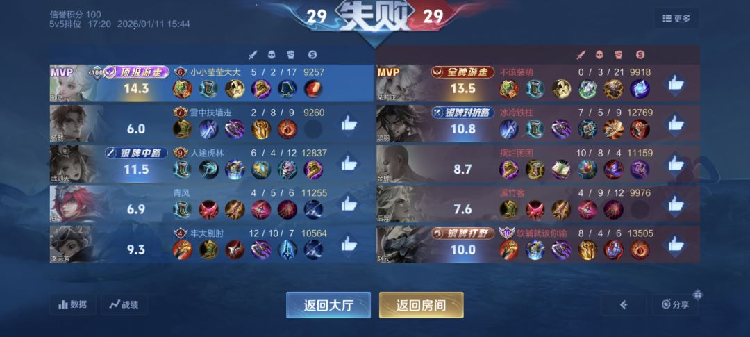 输了还加一颗星 1