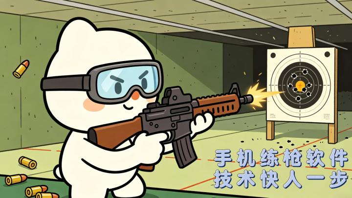 手机上也有练枪软件啦!截图
