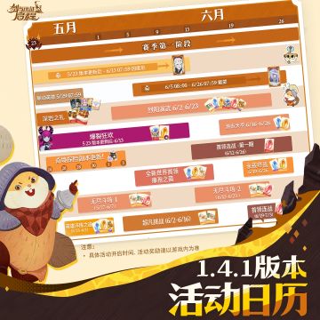 「渊火龙诗」赛季丨1.4.1版本活动日历