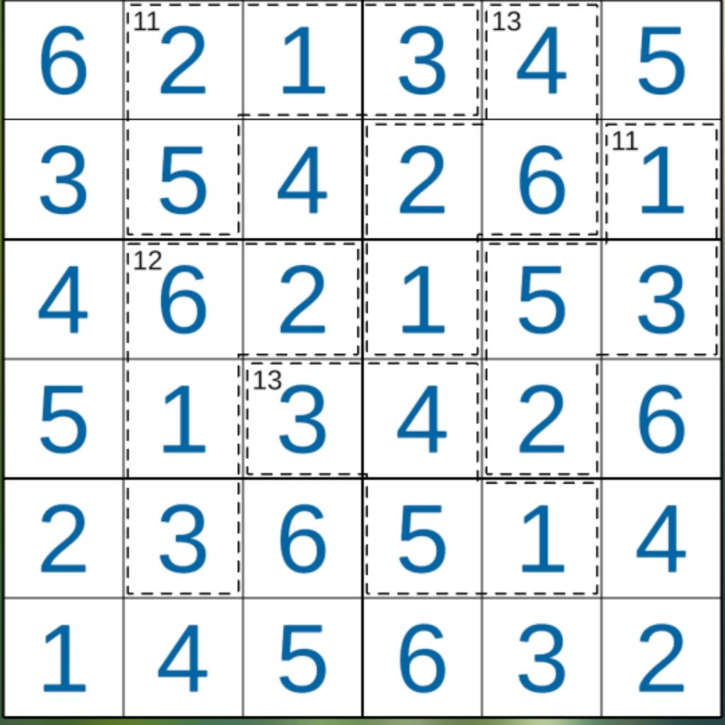 杀手数独第13~24关 10