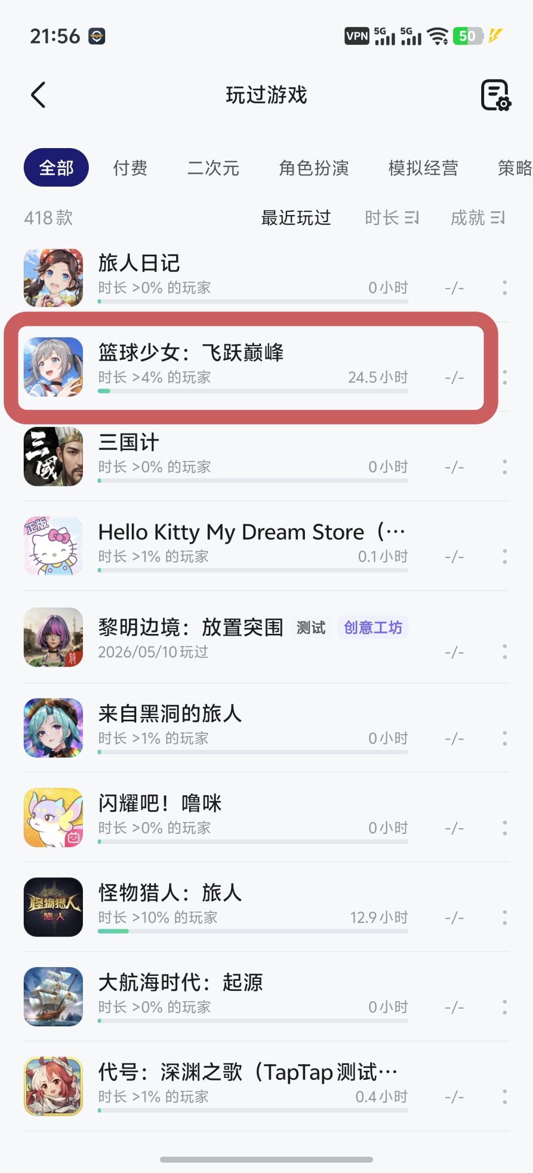 这游戏真好玩,每天高强度游玩 1