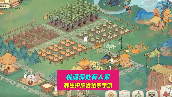 桃源深处有人家：养生护肝治愈系田园生活经营手游截图