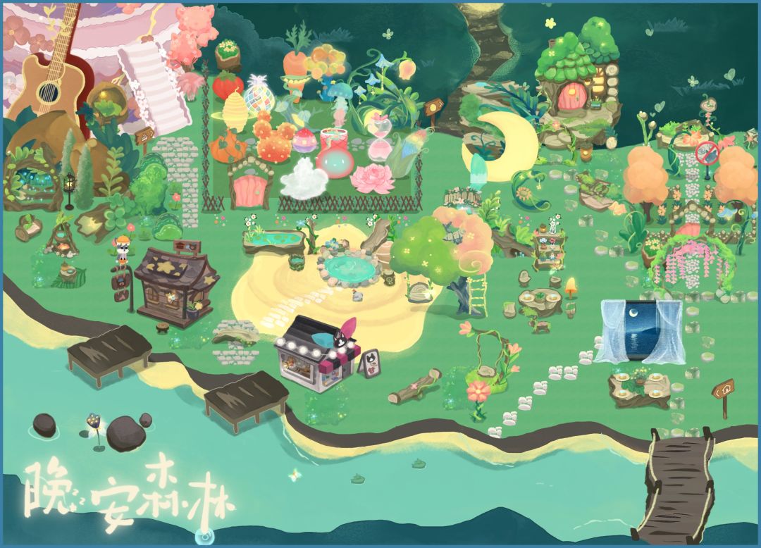 音乐广场全图装扮 1