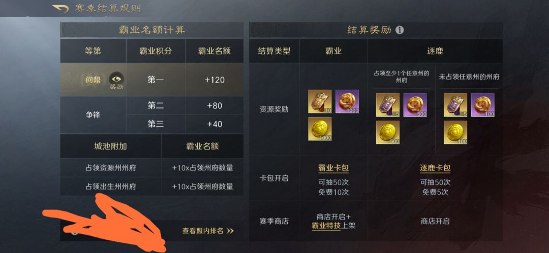 关于S2霸业机制,求大佬解答 1