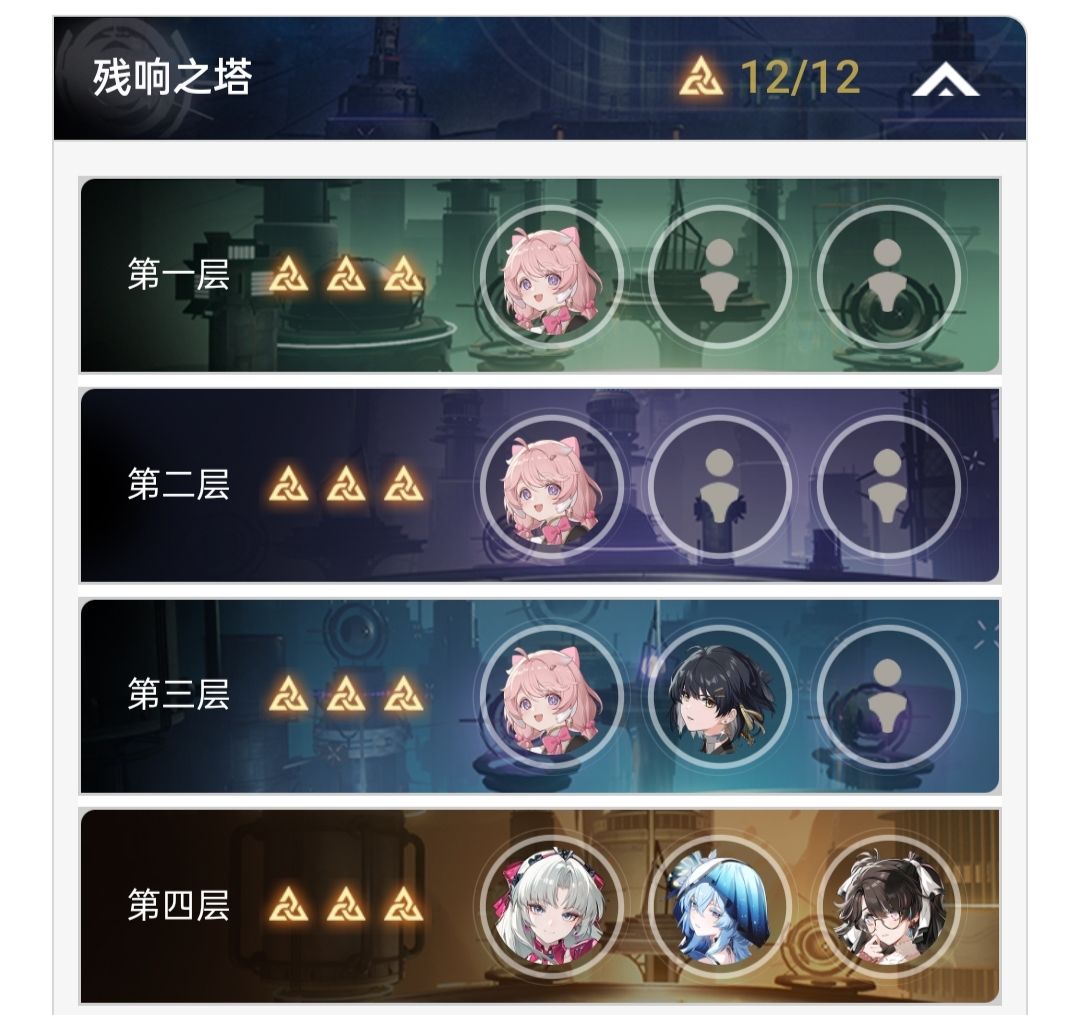 挑战用现有队伍通关以后的所有关卡 2
