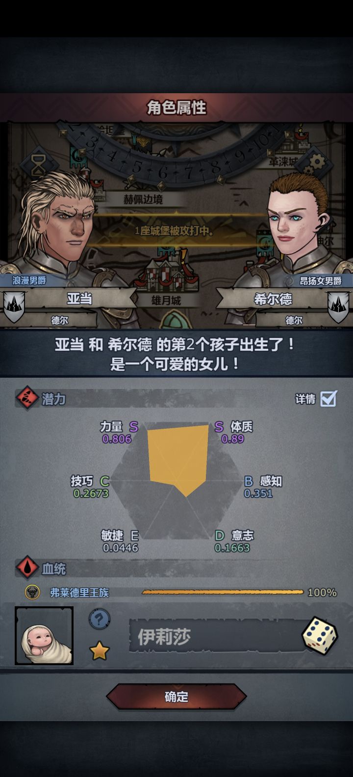 想问一下,为什么百分百的血没有圣痕?
应该让他转什么职业?截图