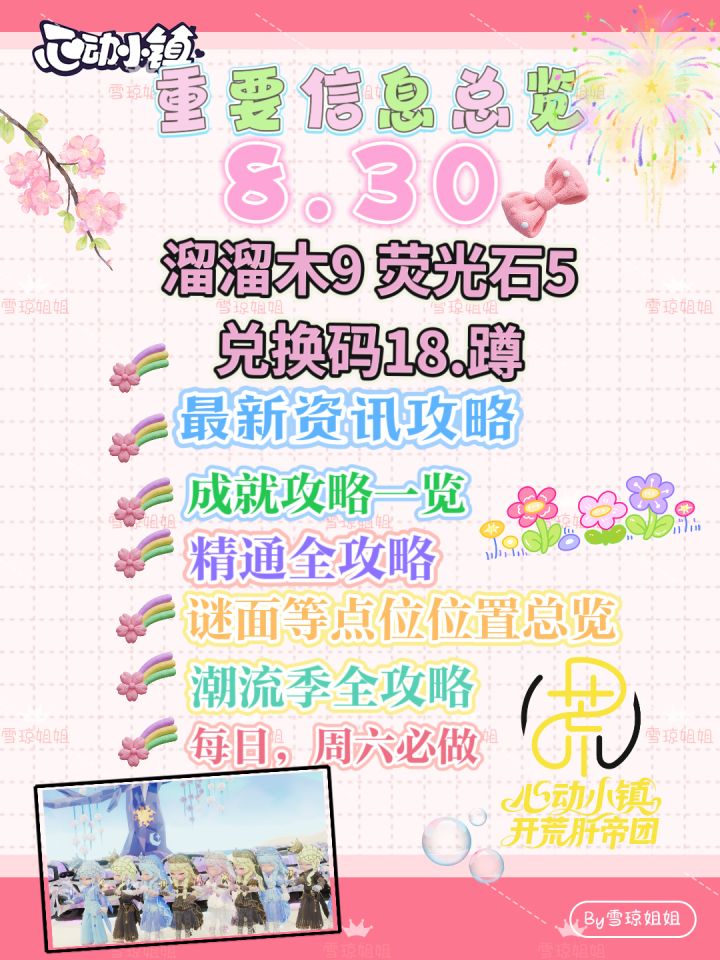 8.30权威硬核信息总览攻略合集截图
