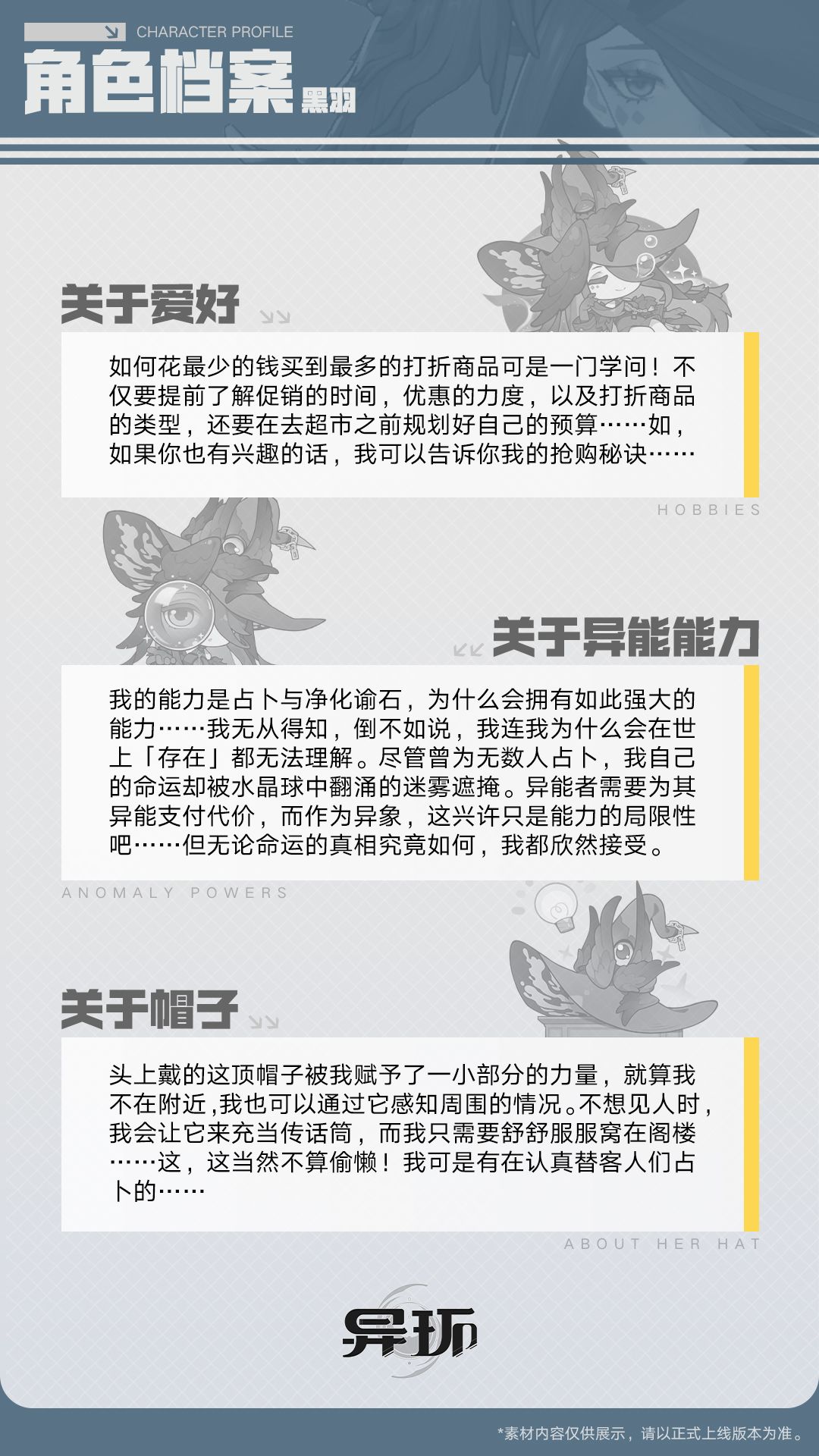 角色档案介绍丨黑羽 2