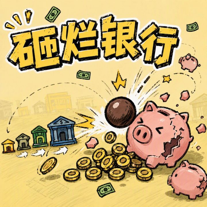 砸烂银行截图
