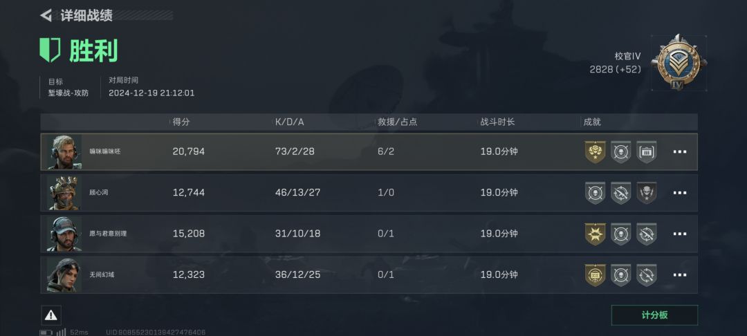 第一次打这种战绩 2