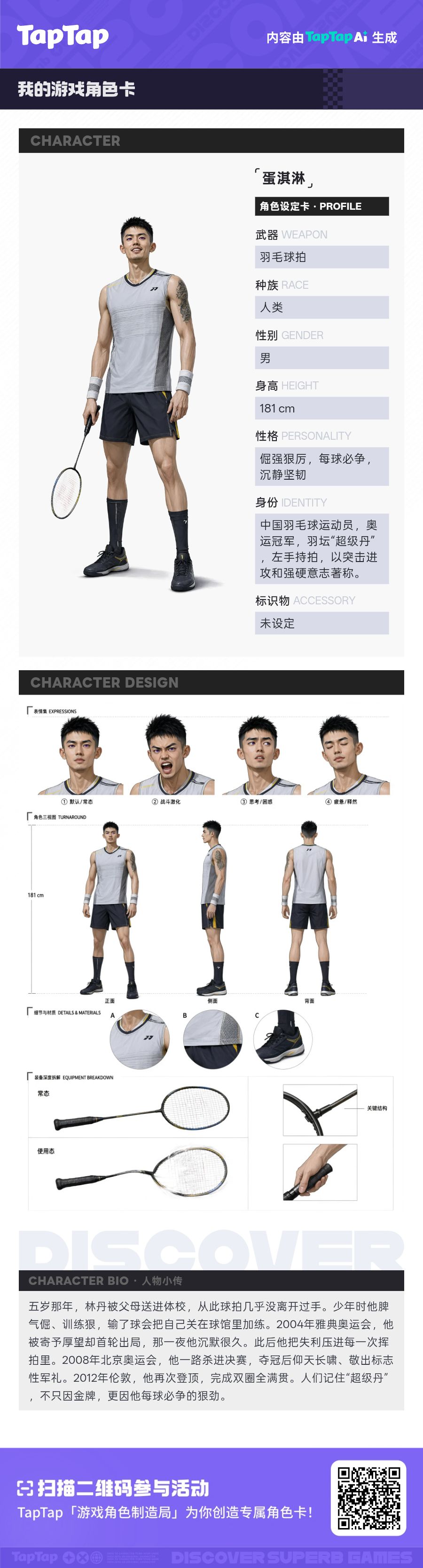 林丹 · 我的角色设定卡 1