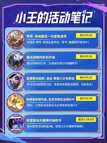 新赛季即将开启，这些活动也迎来尾声！小伙伴们别忘参与～