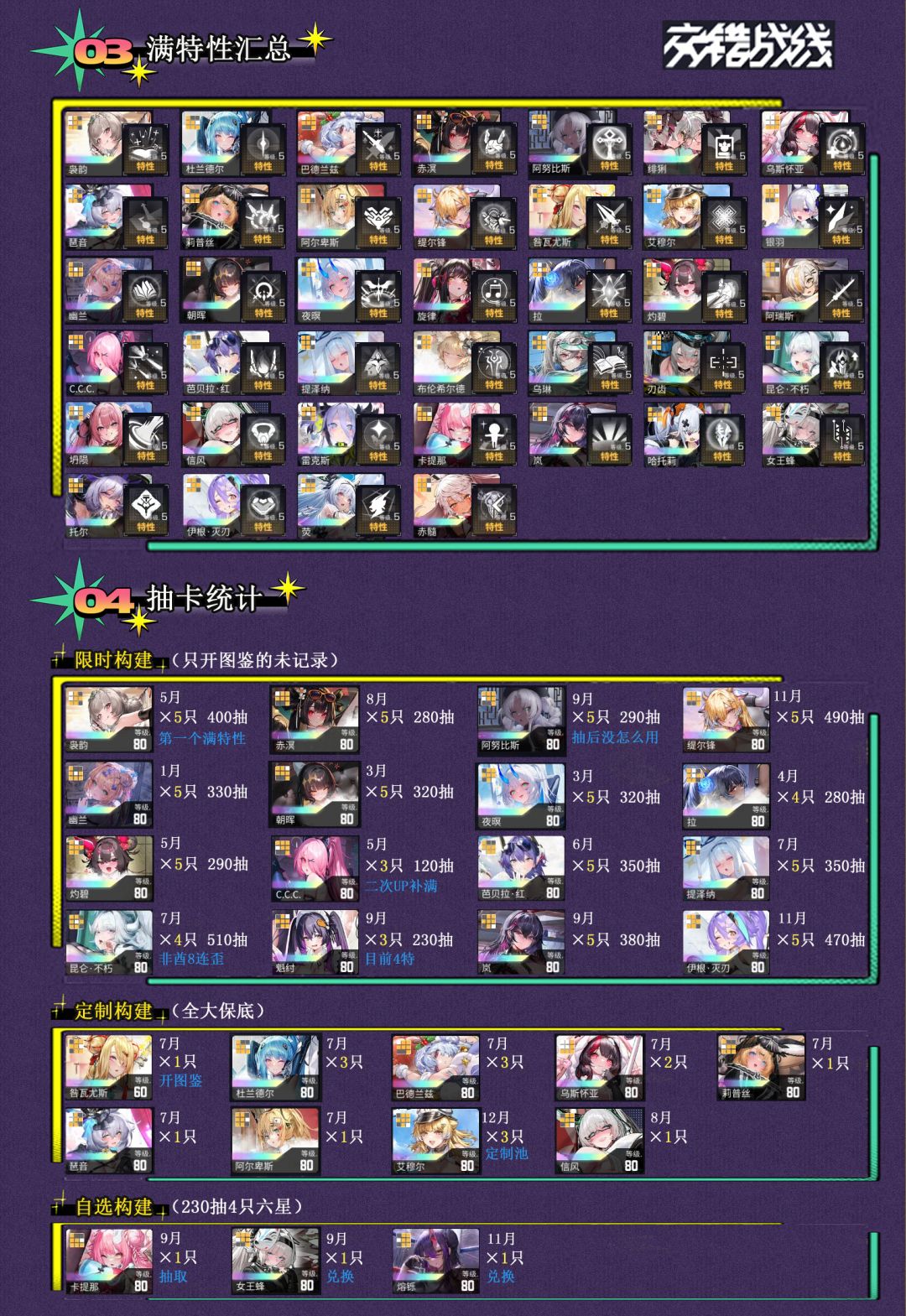 零氪养成参考 3