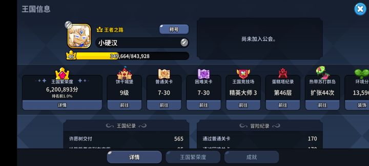 V区北境之光 20万战力找公会截图