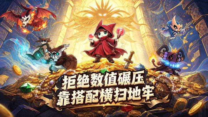 试错成本归零🤣零损耗切换职业+多流派随心换❤️🔥横扫地牢🕹️截图