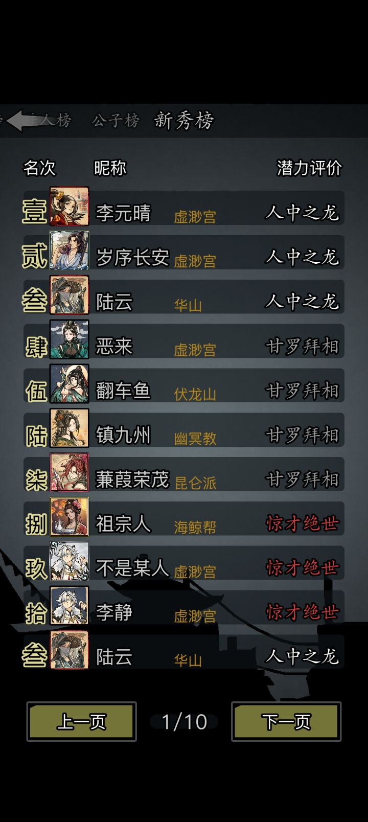 萌新第一次人龙达成,记录一下截图
