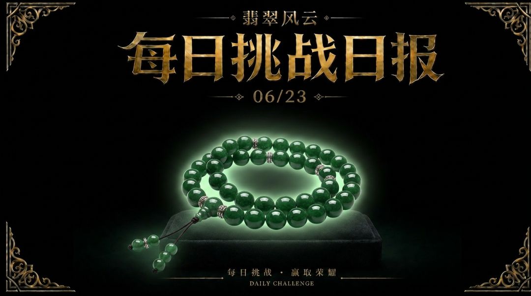 翡翠风云 ·每日挑战日报 2026年6月22日(周二) 1