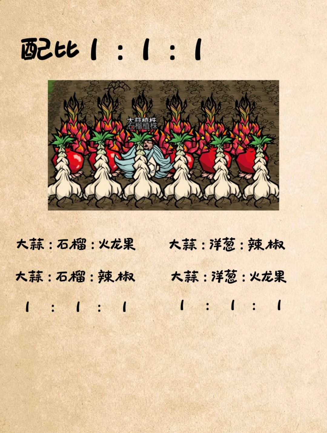 夏冬作物及配比(饥困荒野) 3