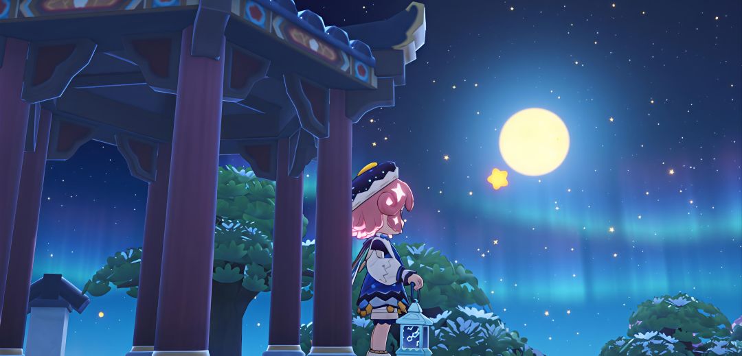 今天的星布谷地遇到了极光~ 4