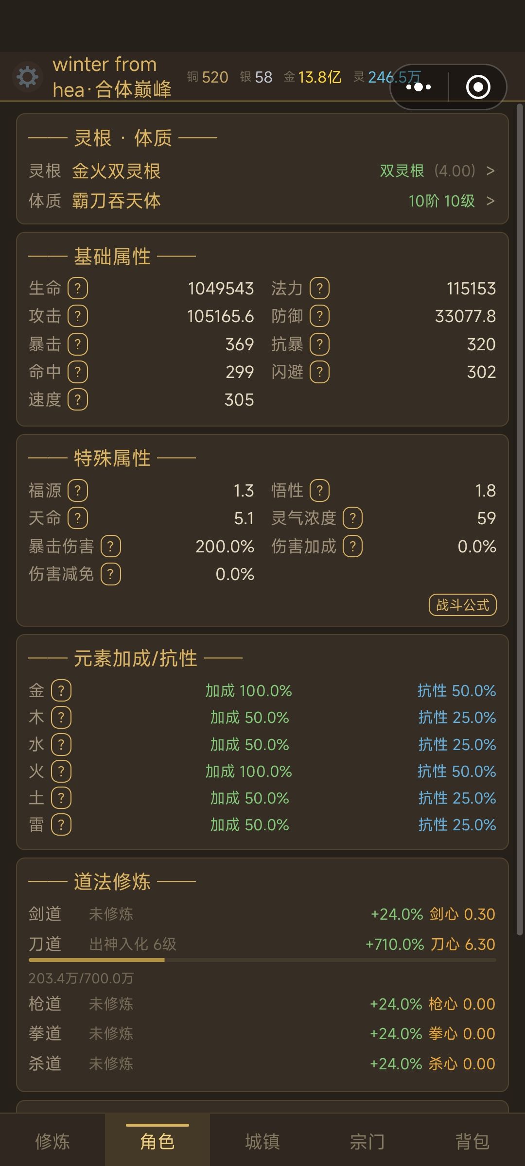 纪念一下百万血10万攻达成了 1