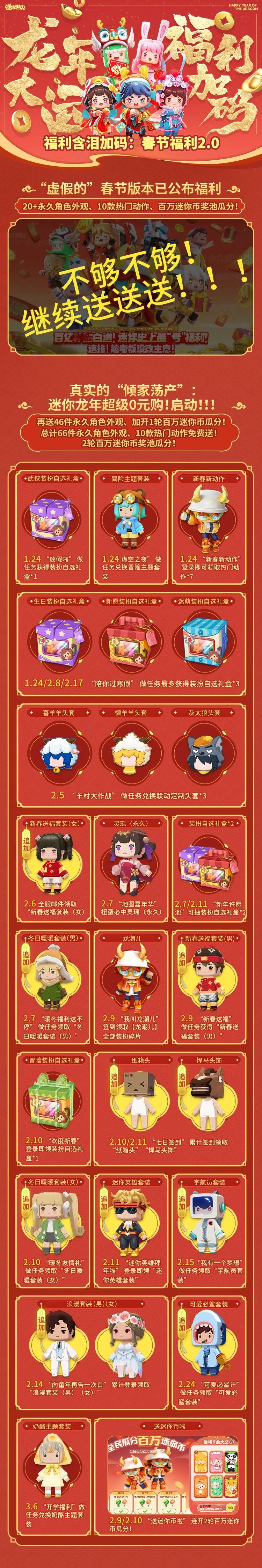 【重磅】福利含泪加码:春节福利2.0 1