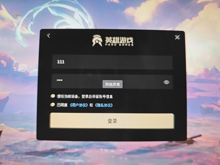 为什么pc端显示网络异常截图