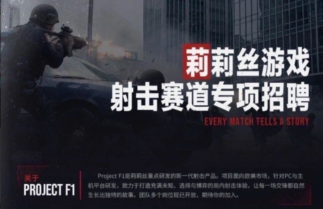 莉莉丝入局硬核搜打撤！Project F1秘密曝光截图