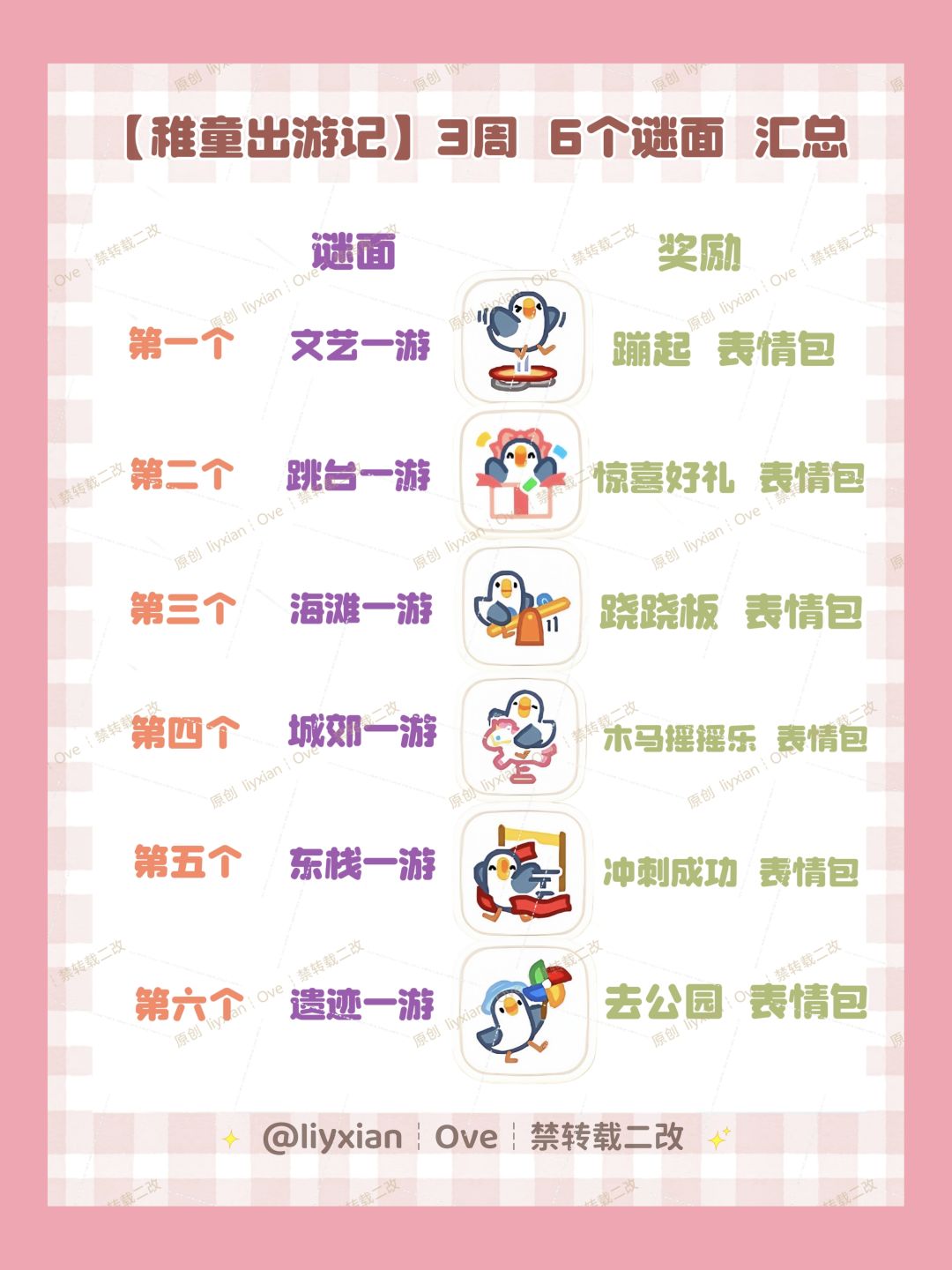 【心动小镇】稚童出游记 6个谜面位置 汇总 2