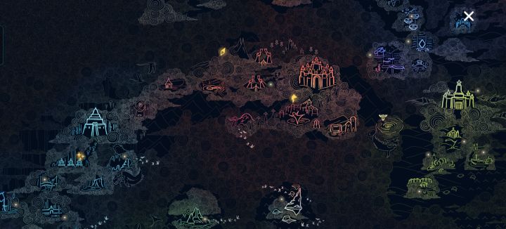 这里地图上的三个金图标是什么意思?截图