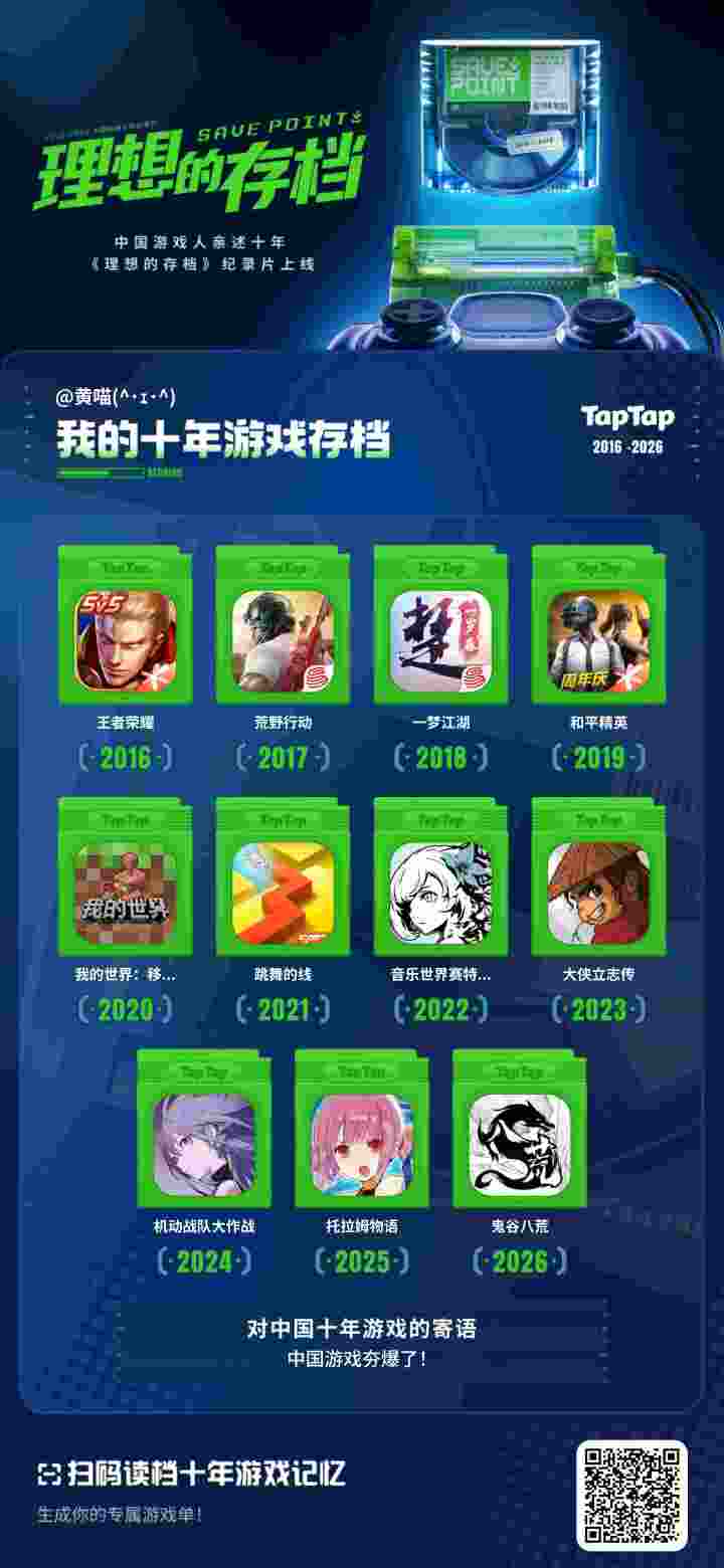 十年游戏存档截图
