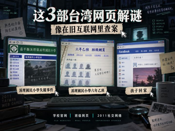 这3部台湾网页解谜,有种在旧互联网里查案截图
