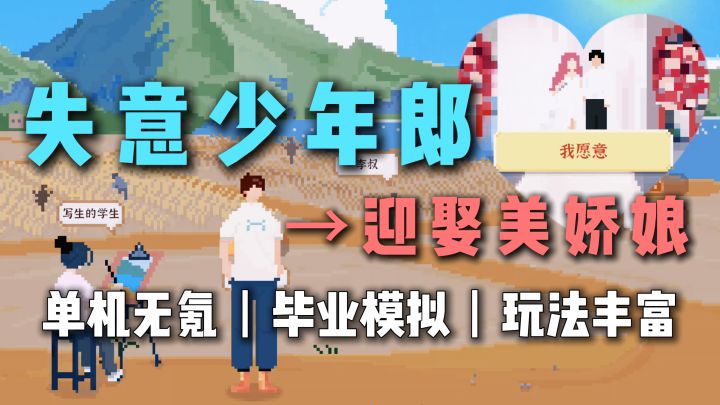 高分像素模拟之“男大毕业生”,从摆烂→买车买房、迎娶白富美截图
