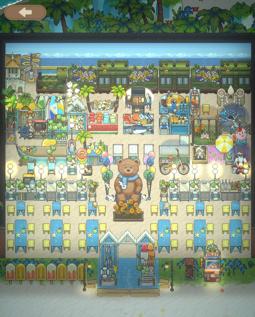 【夏日像素咖啡店】海边的风真的很舒服 1