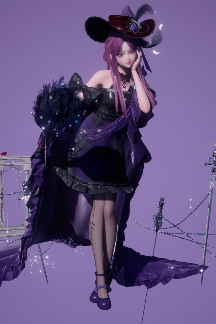 今天是紫色系小魔女!截图