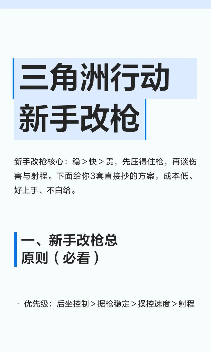 三角洲行动 新手改枪截图
