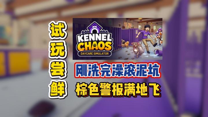 刚洗完澡滚泥坑，棕色警报满地飞截图