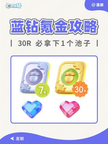心动小镇 蓝钻氪金攻略（纯干货）必拿1池