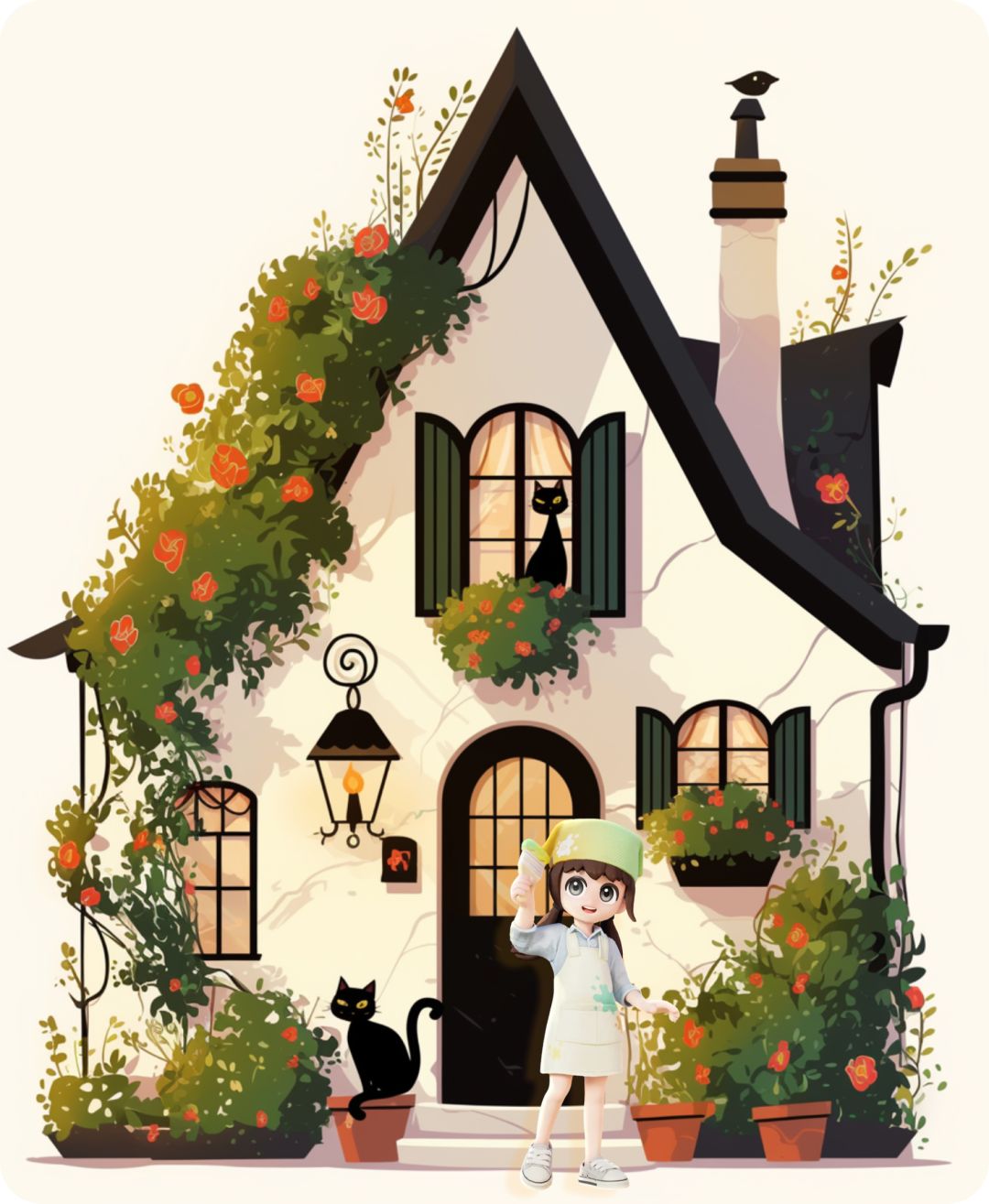 黑猫花园小屋建造平面参考 2