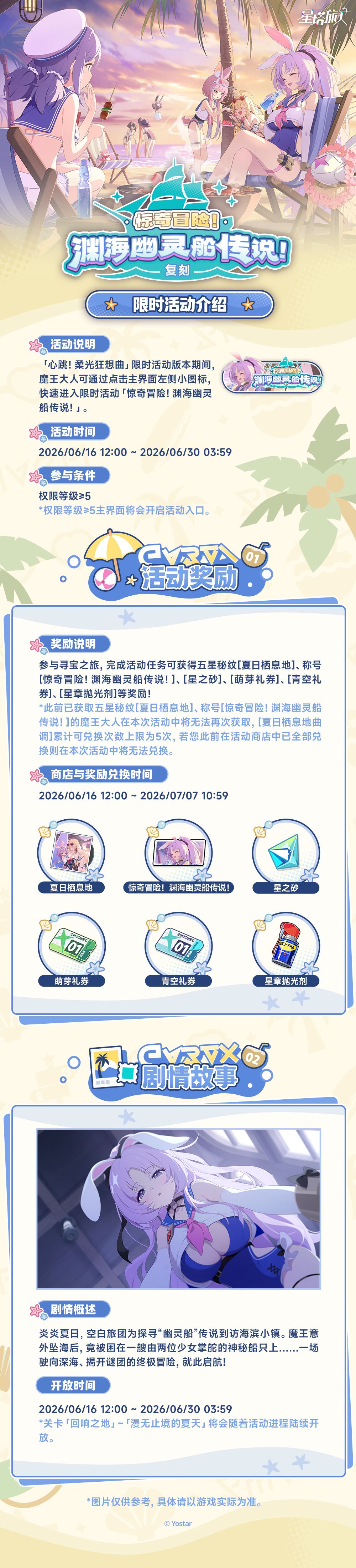 「惊奇冒险!渊海幽灵船传说!」活动说明 1