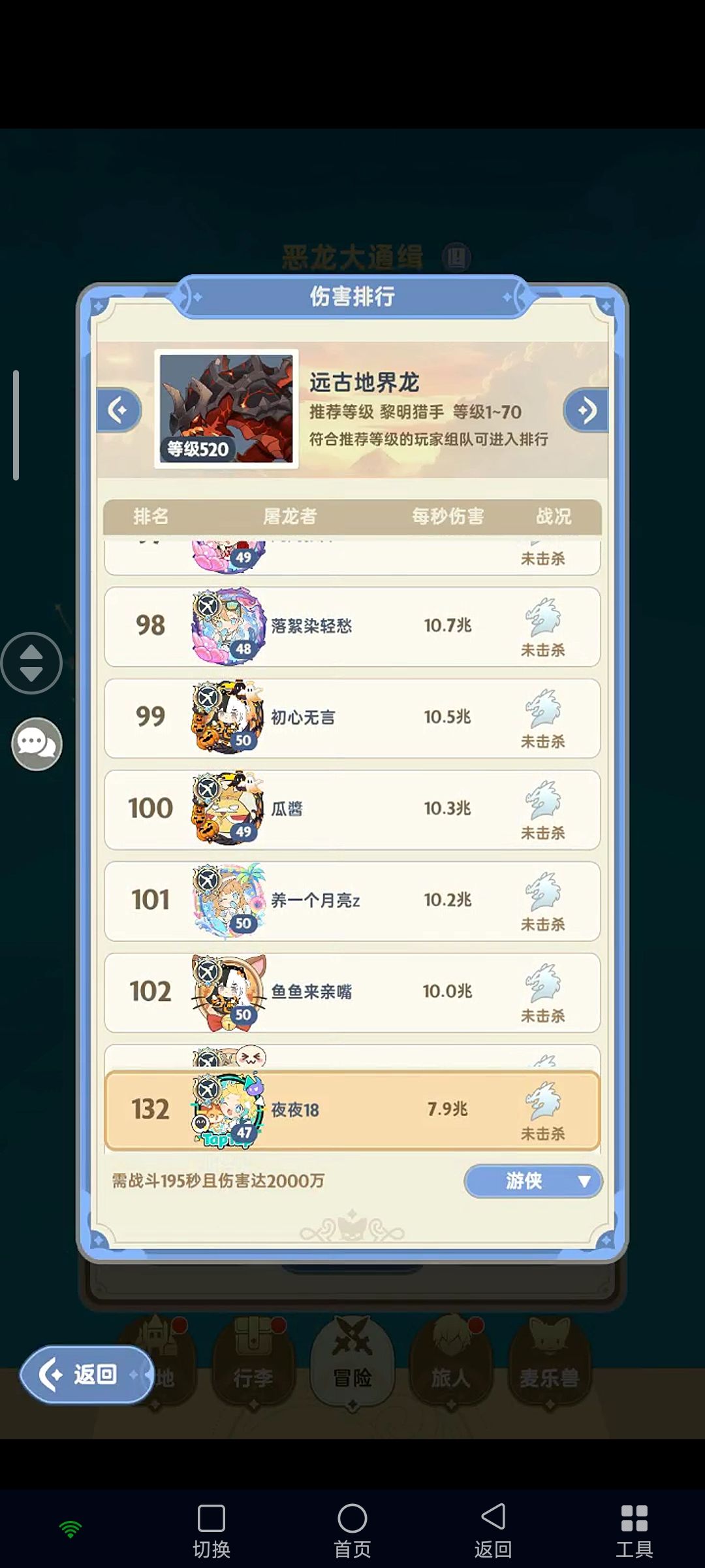 一区龙榜现状 1