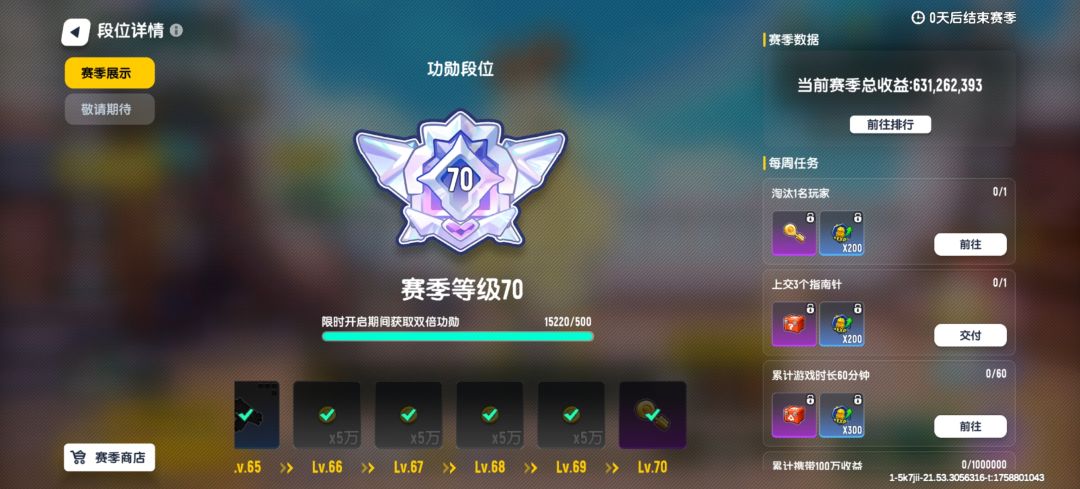 各位这个赛季赚了多少? 1