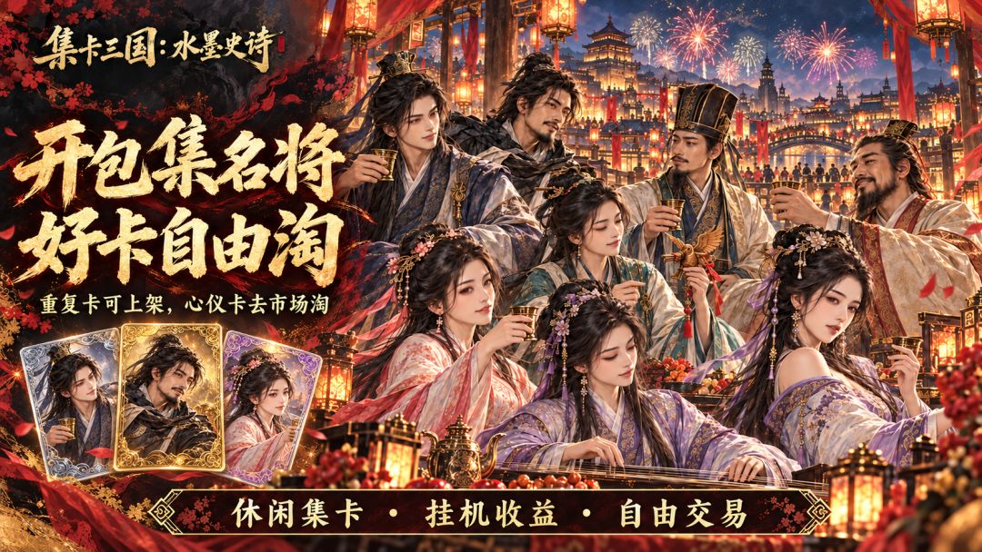 开包集名将,好卡自由淘!《集卡三国》邀你来玩 1