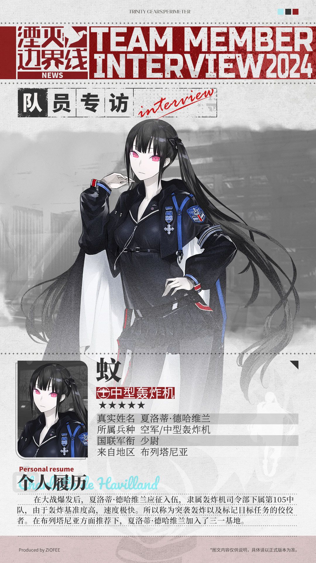 队员介绍丨行动代号:蚊 1